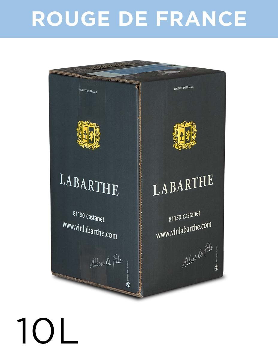 Vin rouge de France 11,5° 10L - Domaine de Labarthe