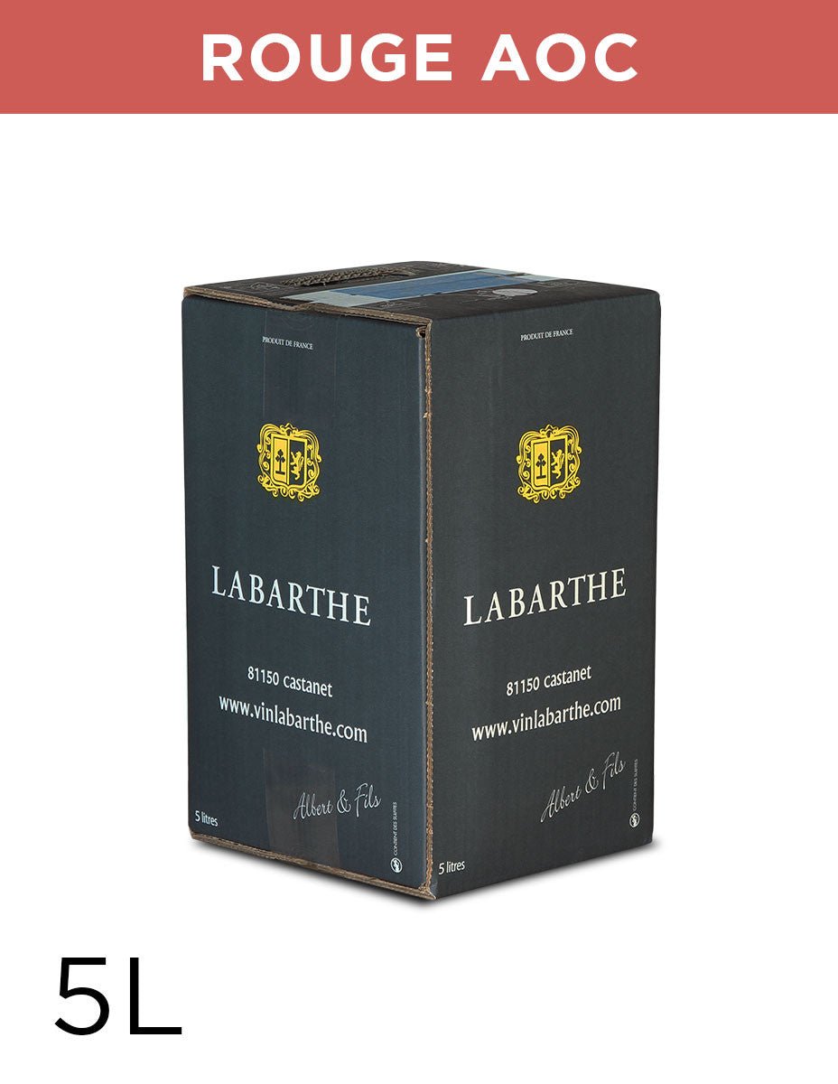 Vin rouge Gaillac AOC 12,5° 5L - Domaine de Labarthe