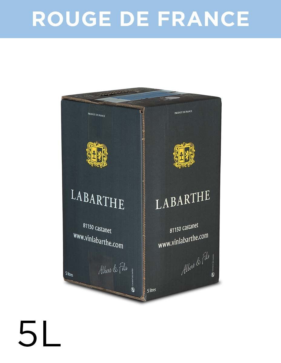Vin rouge de France 11,5° 5L - Domaine de Labarthe