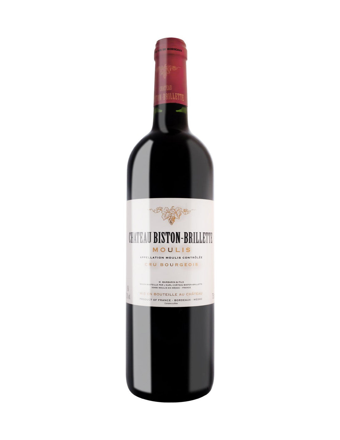 Moulis Cru Bourgeois - Bordeaux AOC - Château Biston Brillette