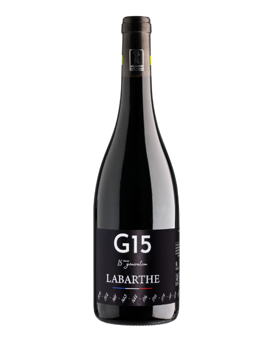 Rouge G 15 - Vin De France Bio -Domaine de Labarthe
