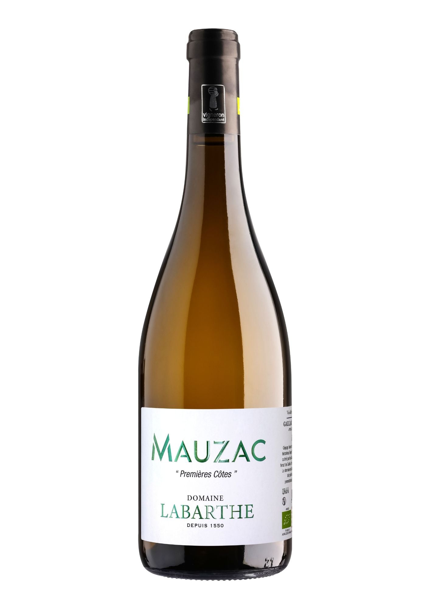 Premières Côtes - Gaillac AOC Sec Bio - Domaine de Labarthe