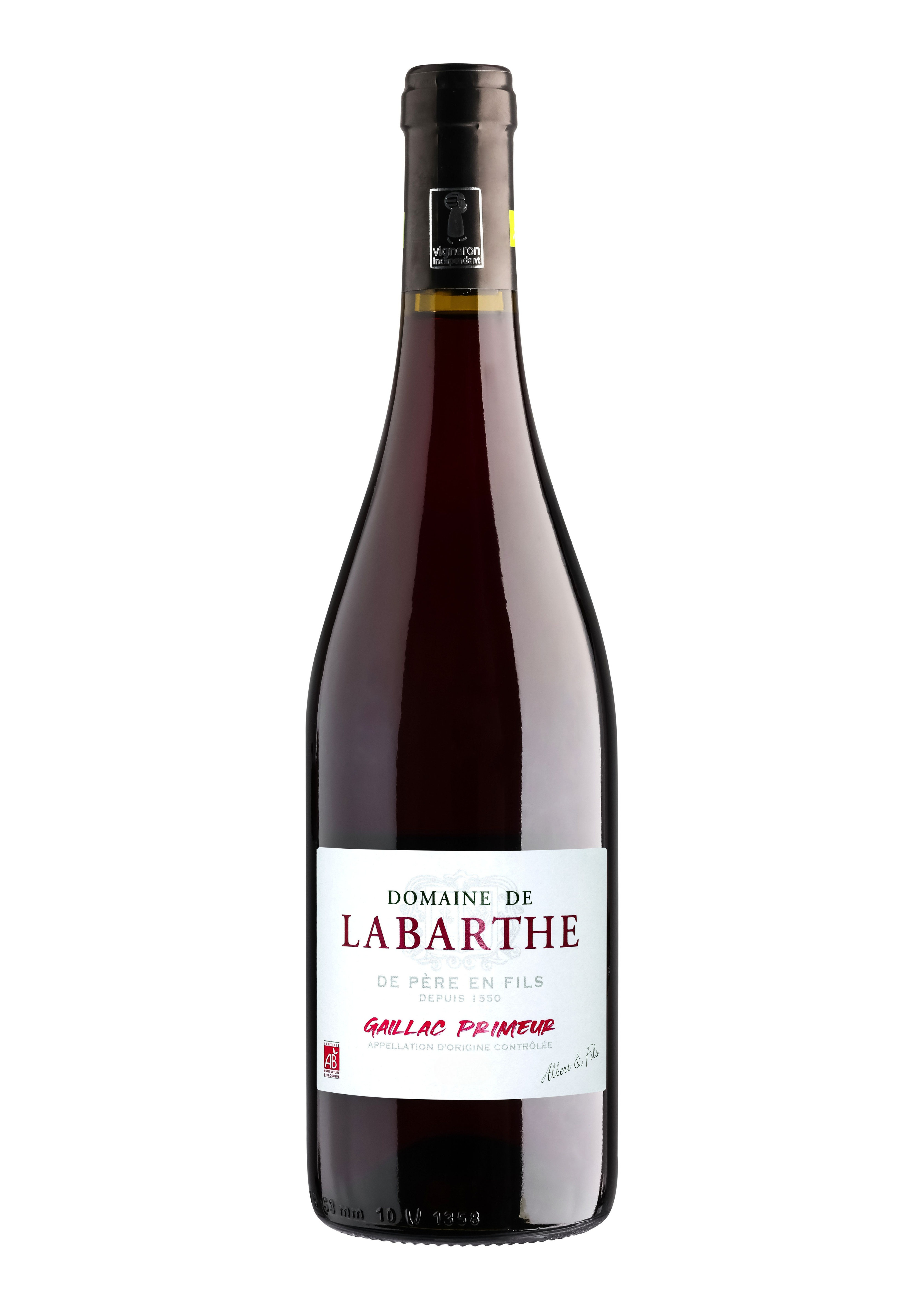 Rouge Gaillac Primeur AOC Bio