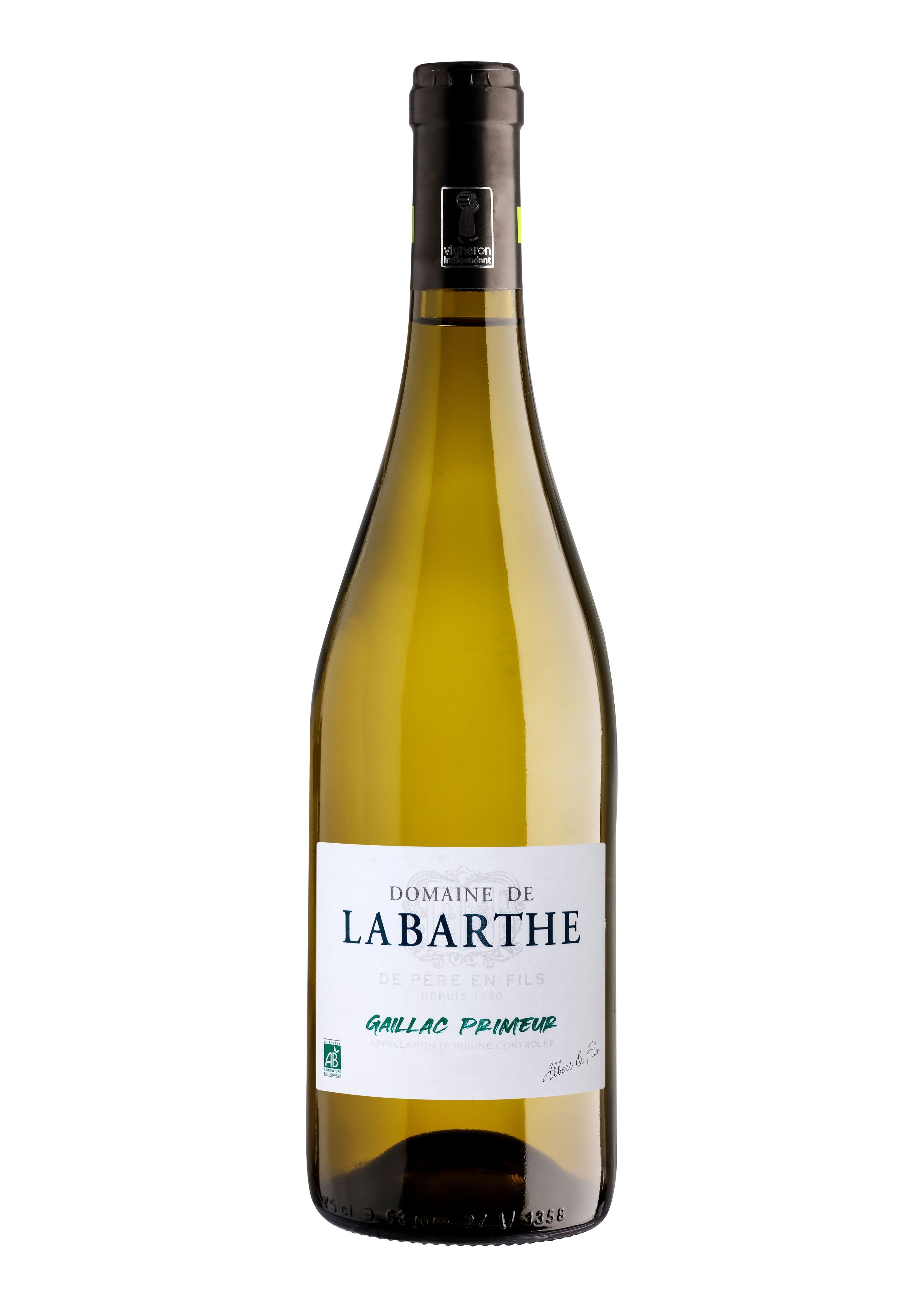 Blanc Sec Gaillac Primeur AOC Bio